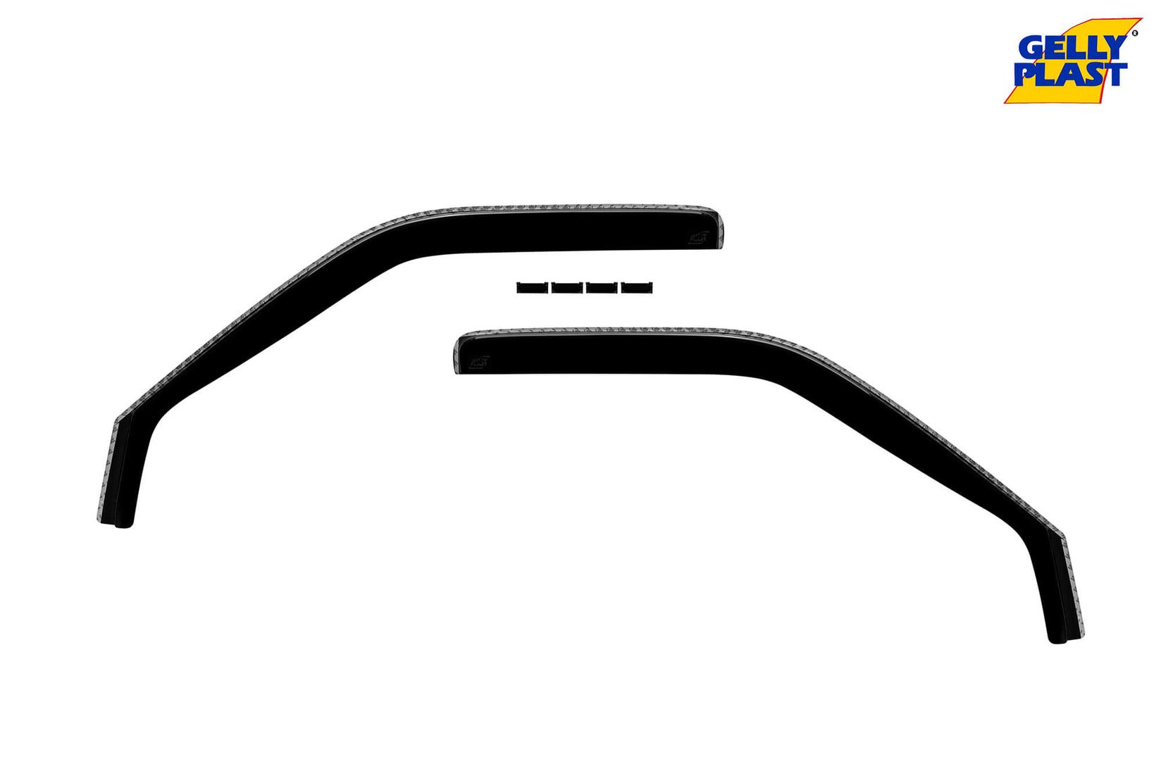 GELLYPLAST Предни ветробрани Gelly Plast за VW Golf III, Vento 1991-1998 со 4/5 врати, црни 2 бројки