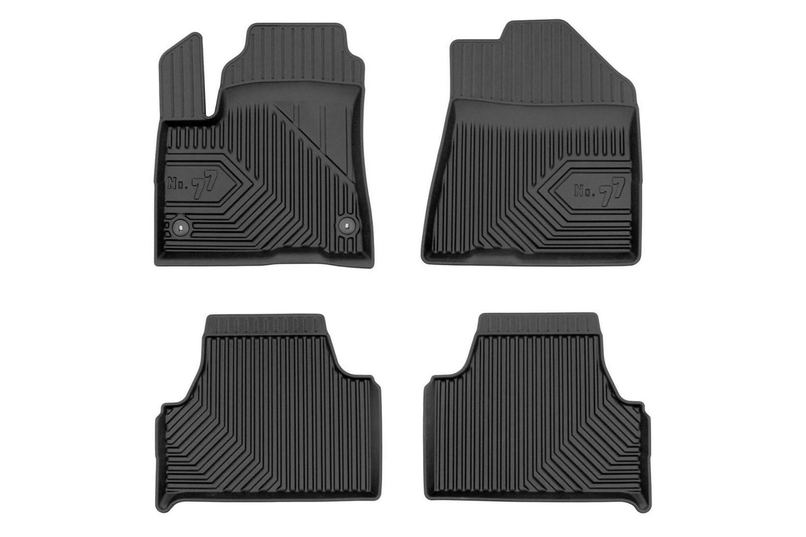 FROGUM 2.5D Гумени патосници модел 77 за KIA E-soul по 2019 година 4 дела црни