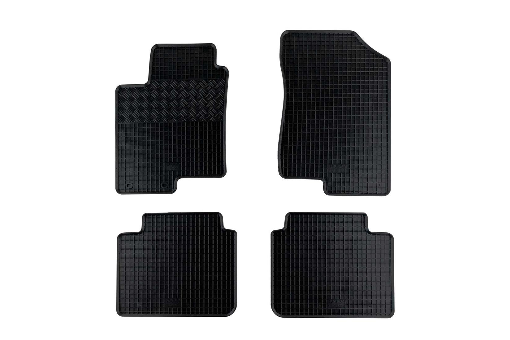RIGUM Гумени патосници за Hyundai Sonata по 2005 година 4 дела црни