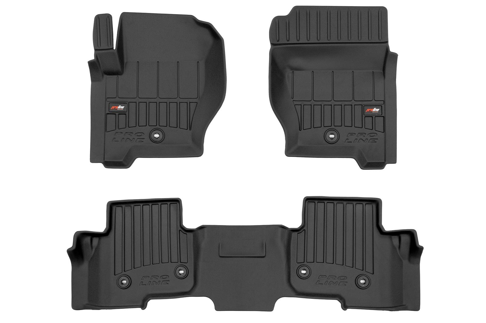 FROGUM 3D Гумени патосници за Land Rover Discovery 4 2009-2016 3 дела црни