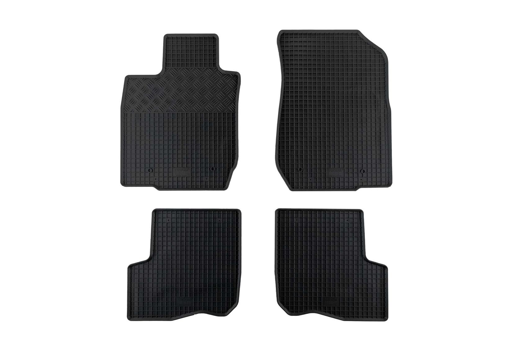 RIGUM Гумени патосници за Dacia Logan MCV по 2007 година 5 места 4 дела црни