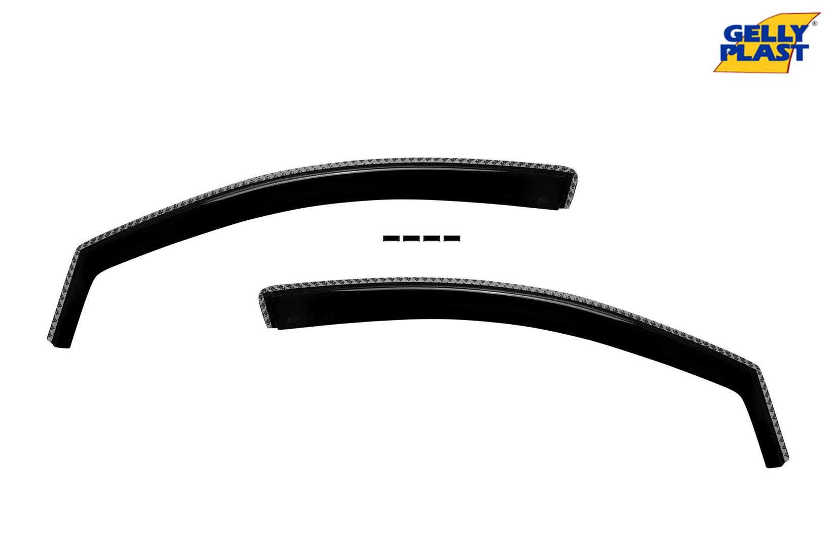 GELLYPLAST Предни ветробрани Gelly Plast за Nissan Qashqai 2007-2013, црни 2 бројки