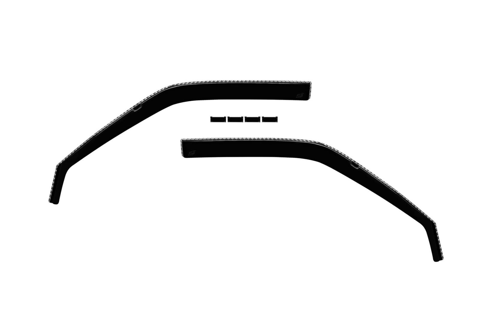 GELLYPLAST Предни ветробрани Gelly Plast за Suzuki Grand Vitara 1998-2005 со 2 врати, црни 2 бројки