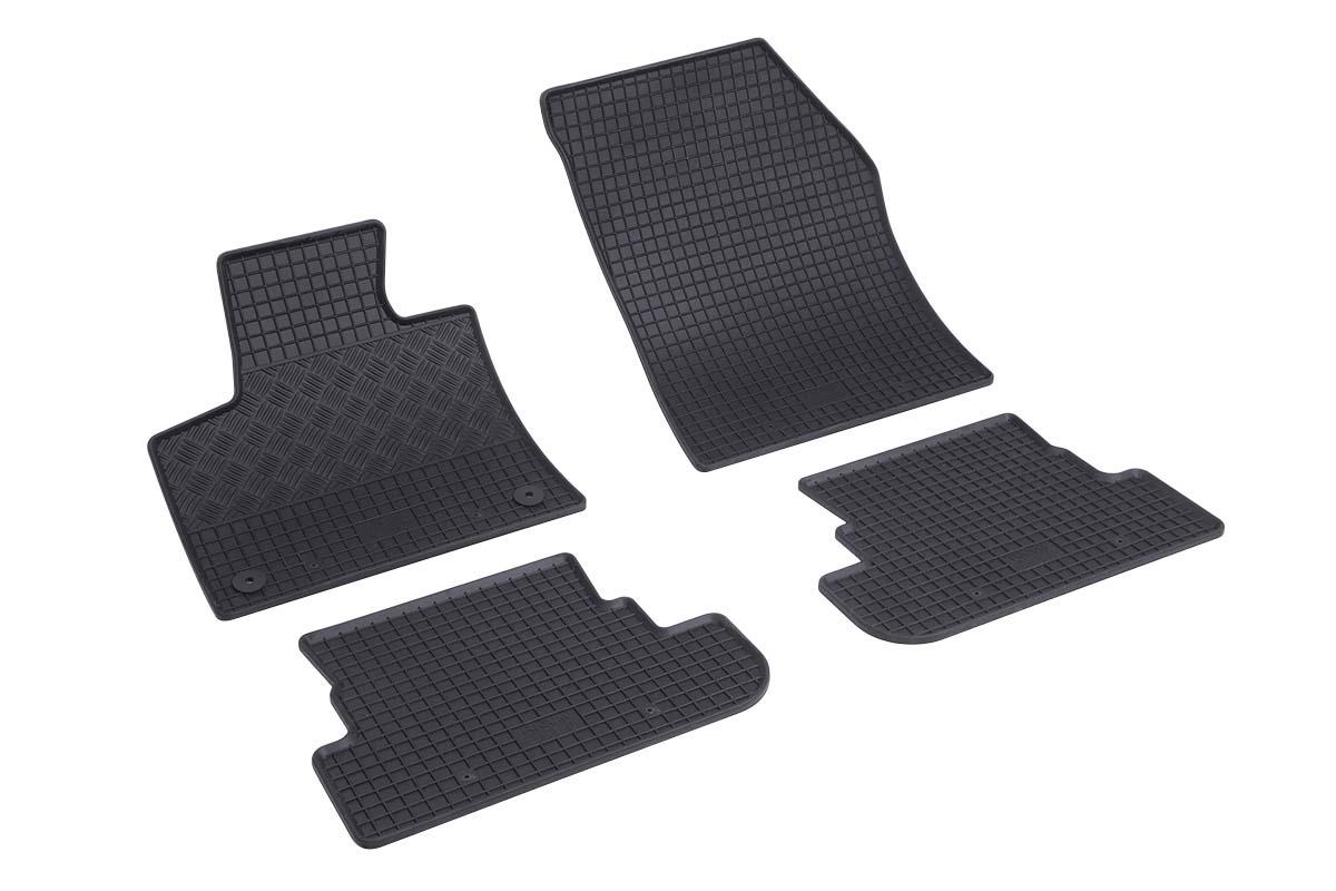 RIGUM Гумени патосници за Opel Grandland X PHEV Peugeot 3008 PHEV по 2019 година 4 дела црни