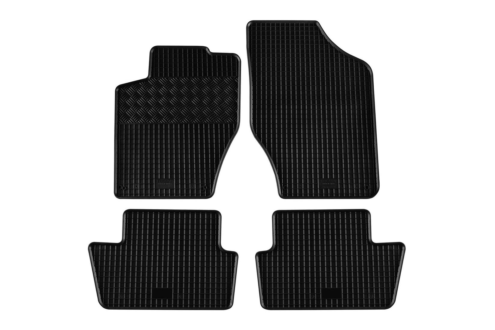 RIGUM Гумени патосници за Citroen C4 2010-2018 DS4 2010-2018 4 дела црни