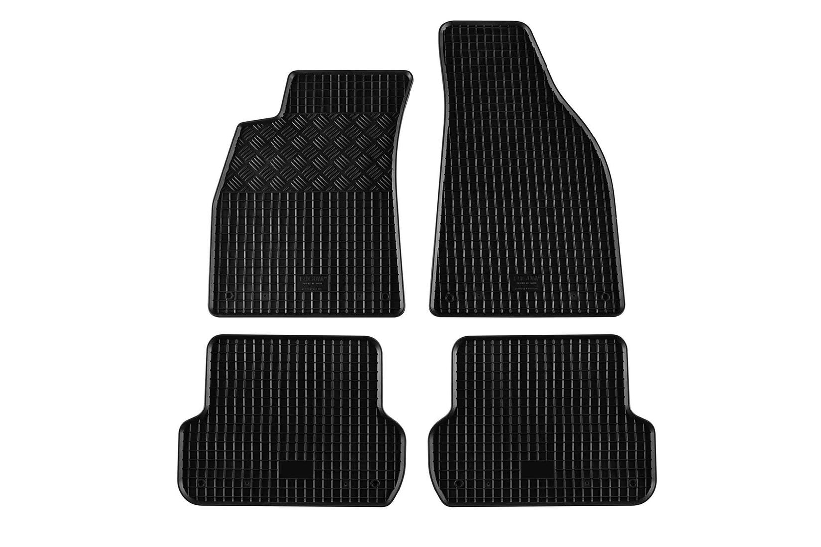 RIGUM Гумени патосници за Audi A4 2000-2004 Seat Exeo 2008-2013 4 дела црни