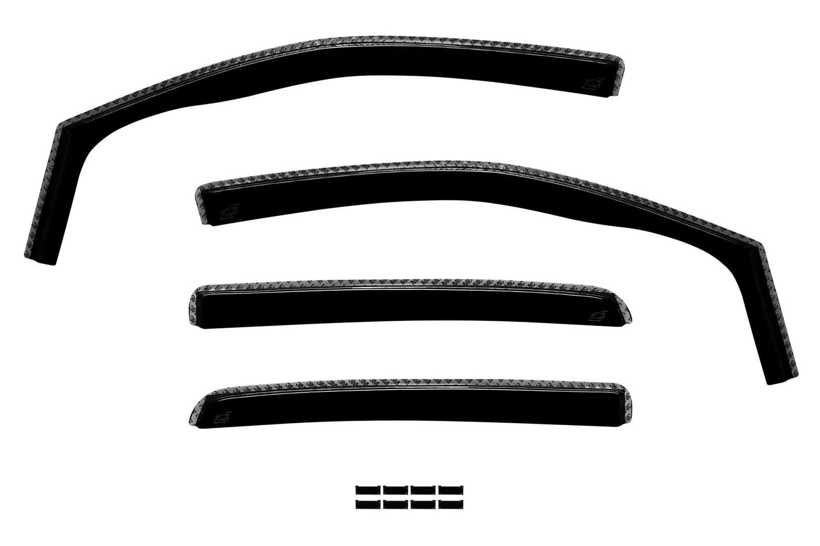 GELLYPLAST Комплет ветробрани Gelly Plast за Isuzu D-Max по 2012  со 4 врати, црни 4 бројки