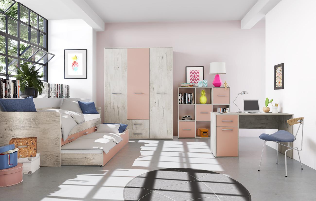 МЕБЕЛ ВИ Детска соба холи розе - сити 5036