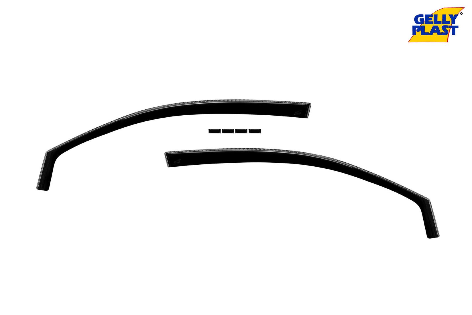 GELLYPLAST Предни ветробрани Gelly Plast за Seat Ibiza 2002-2008 со 3 врати, црни 2 бројки