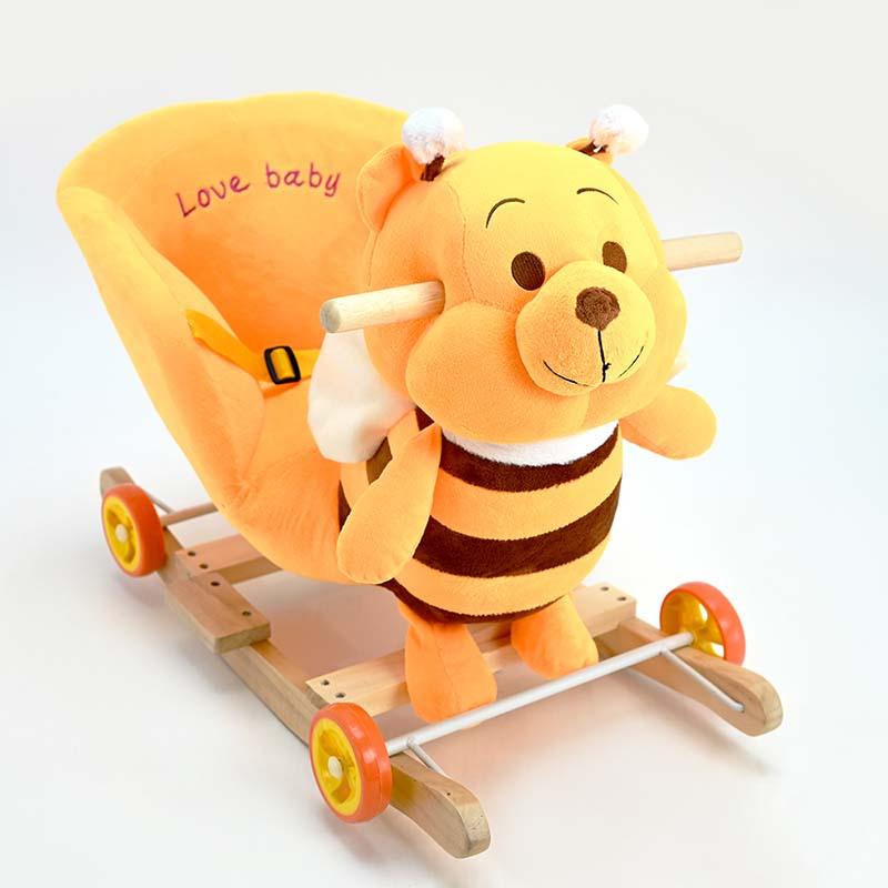 LOCO CROCO Клацкалка со седиште мече