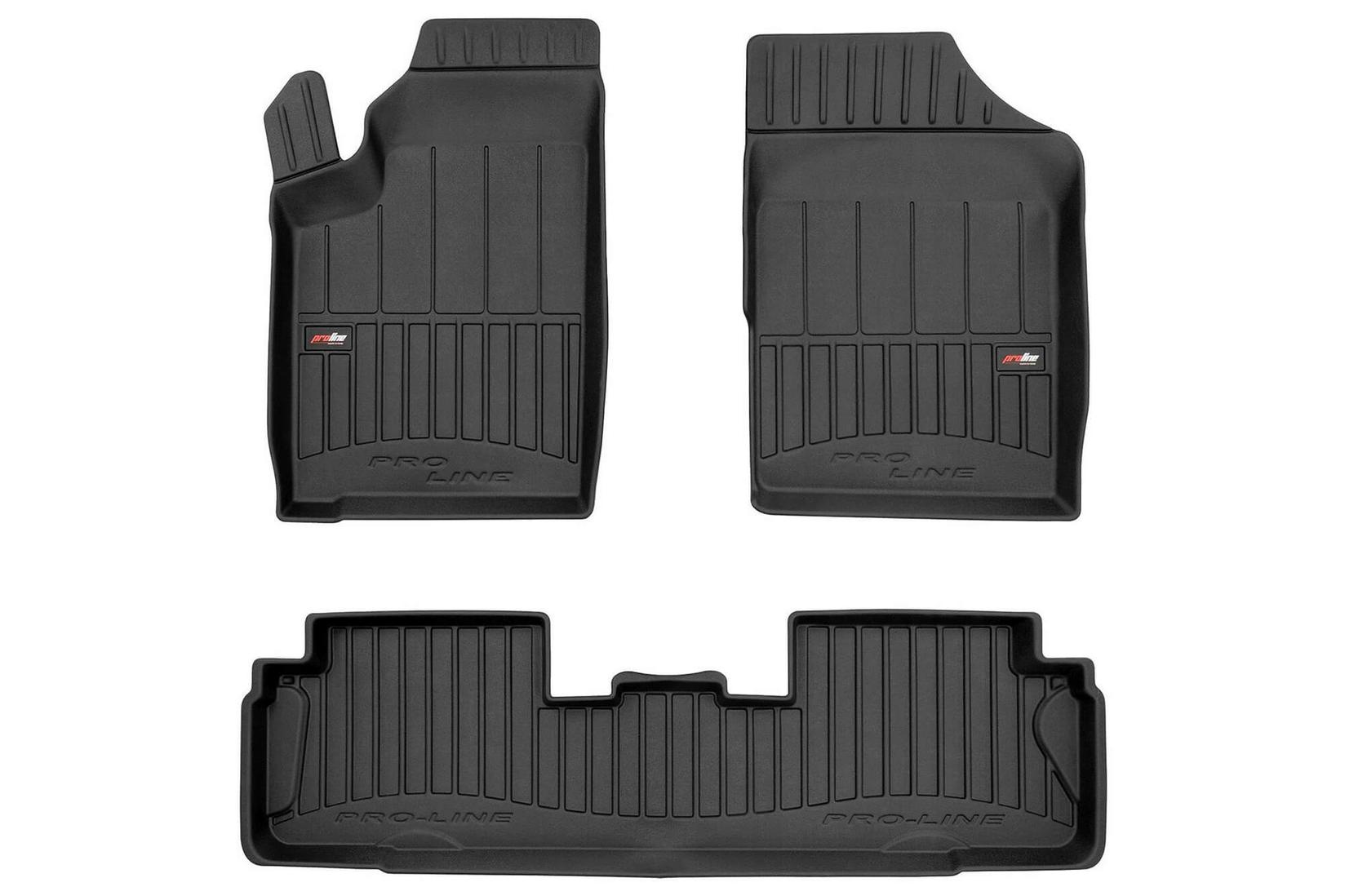 FROGUM 3D Гумени патосници за Peugeot Partner 1996-2010 3 дела црни