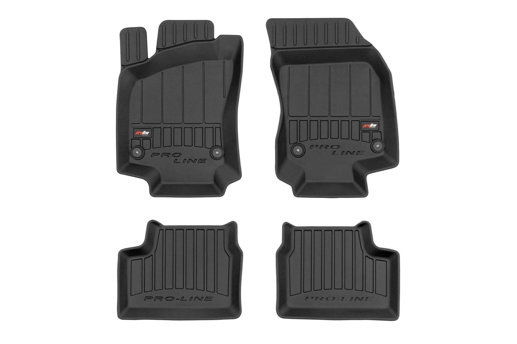 FROGUM 3D Гумени патосници за Opel Astra H 2004-2014 Astra H GTC 2005-2010 4 дела црни