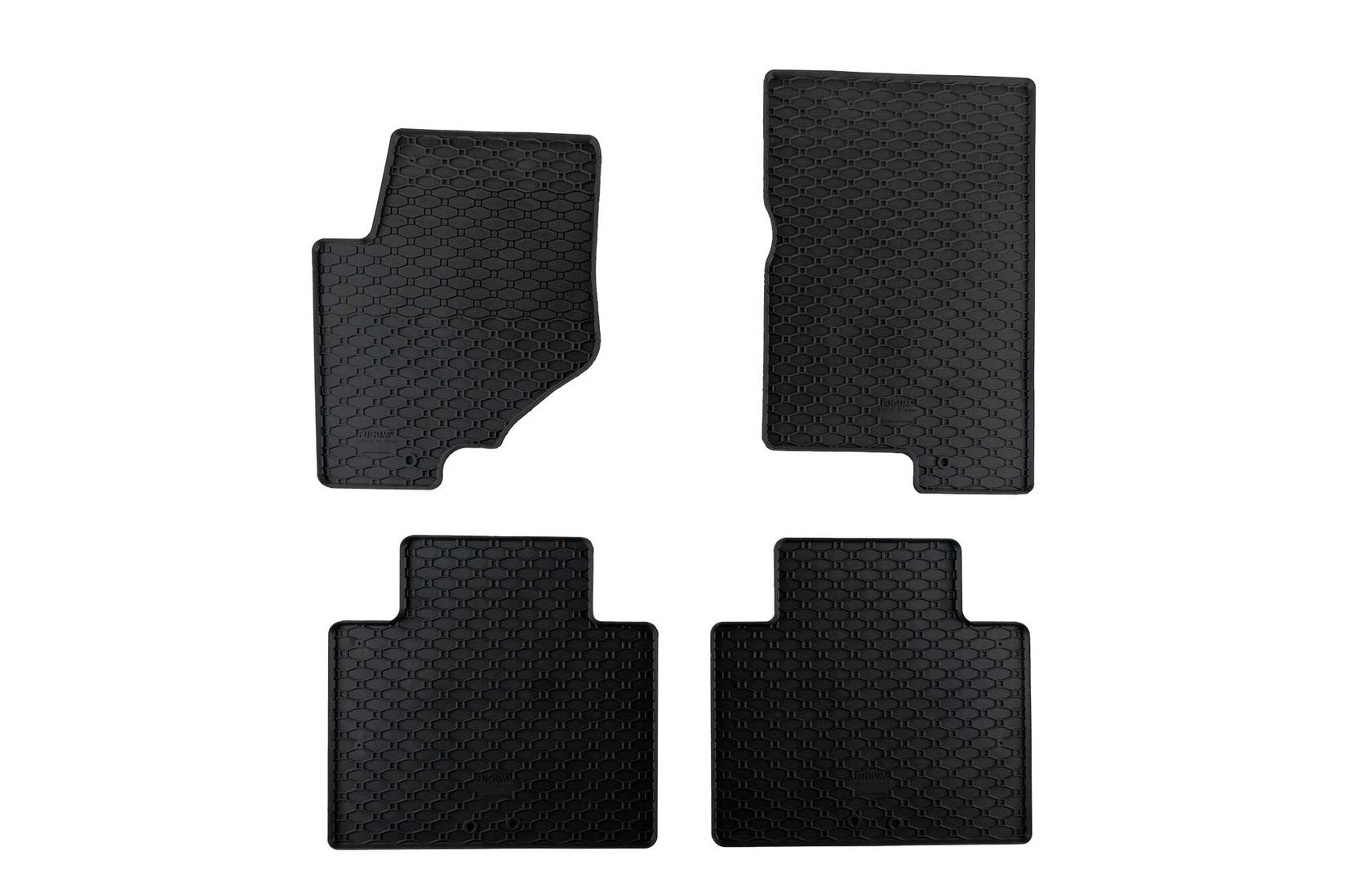 RIGUM Гумени патосници за Ssangyong Rexton по 2018 година Musсо по 2019 година 4 дела црни