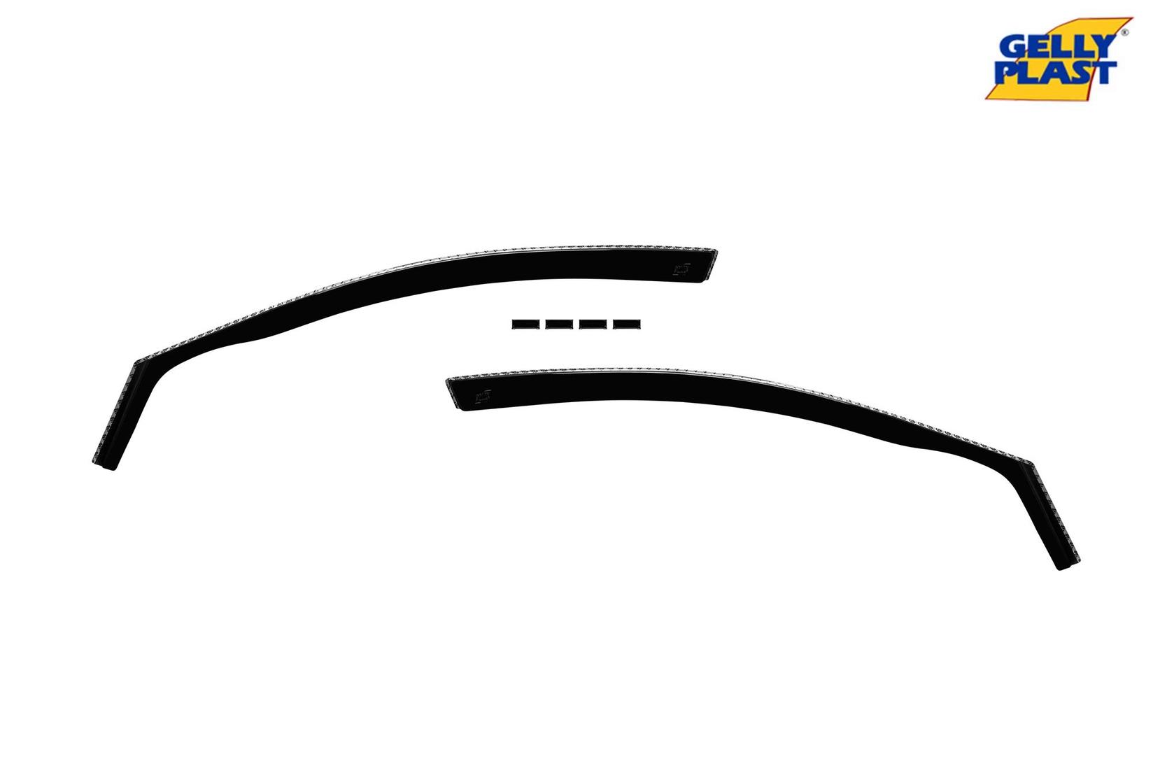 GELLYPLAST Предни ветробрани Gelly Plast за VW Golf VII 2013-2019 со 5 врати, црни 2 бројки