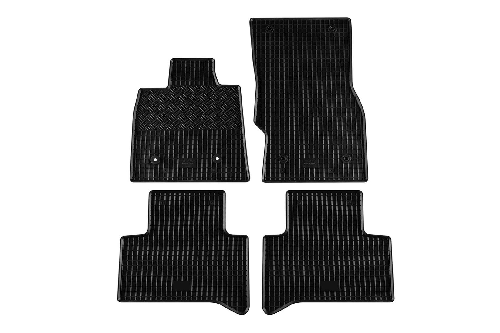 RIGUM Гумени патосници за Alfa Romeo Stelvio 2017-2020 по 2020 година 4 дела црни