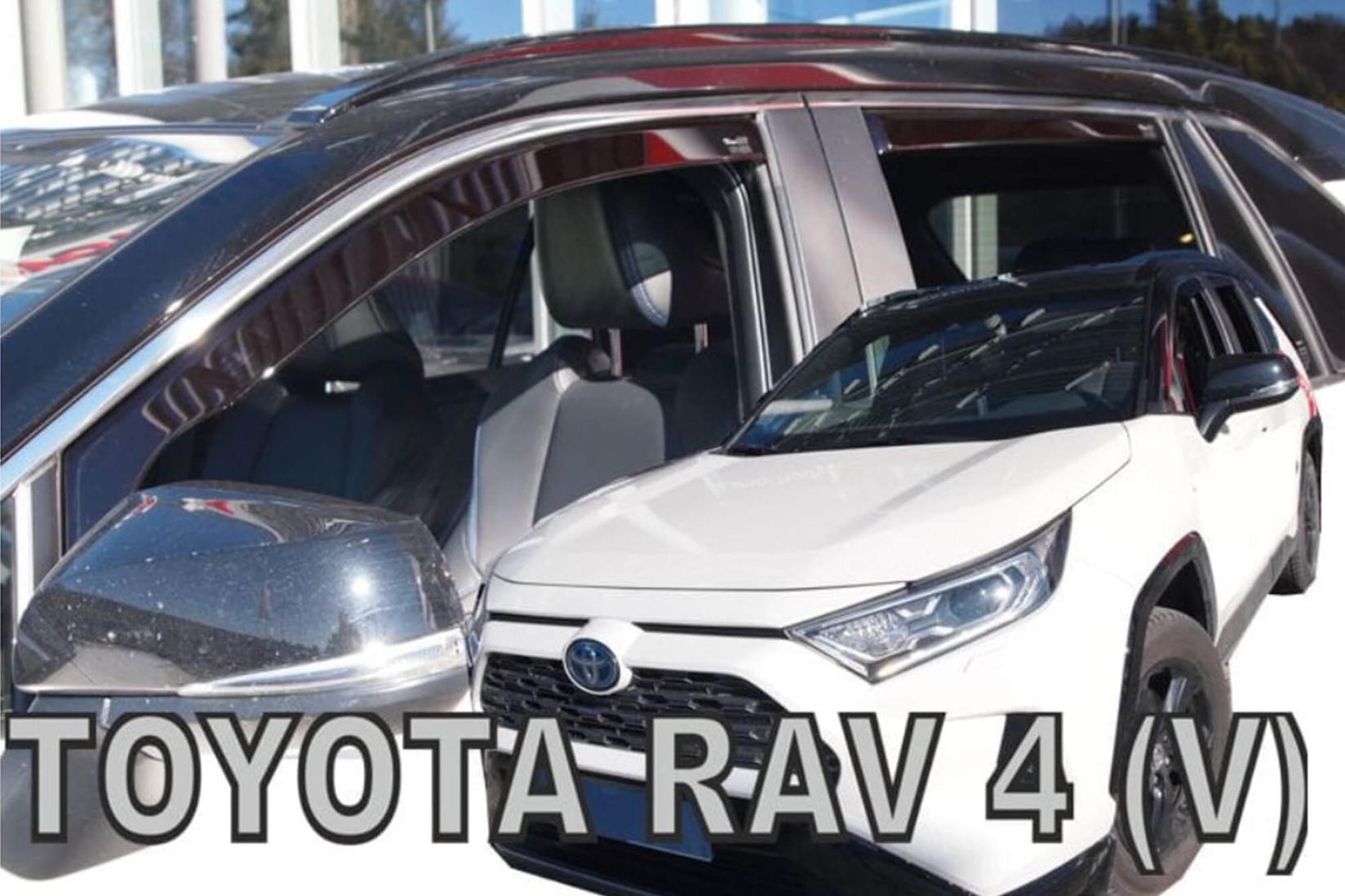 HEKO Комплет ветробрани за Toyota Rav4 по 2019 година 5 врати, затемнети, 4 бројки