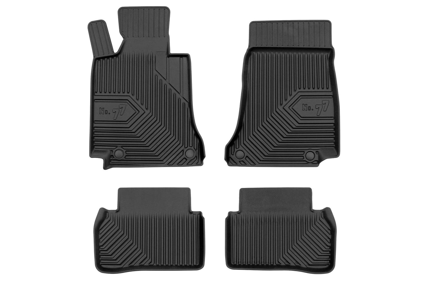 FROGUM 2.5D Гумени патосници модел 77 за Mercedes C класа W205 2015-2020 4 дела црни