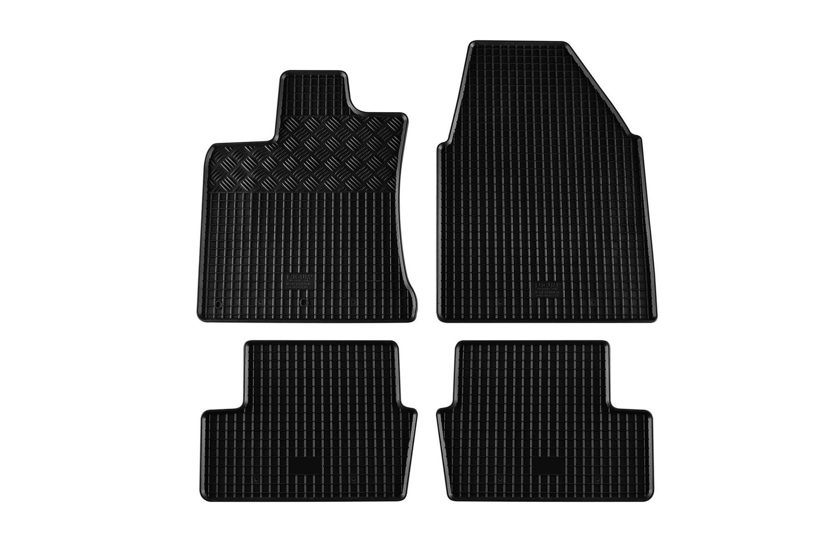 RIGUM Гумени патосници за Nissan Qashqai 2007-2014 4 дела црни