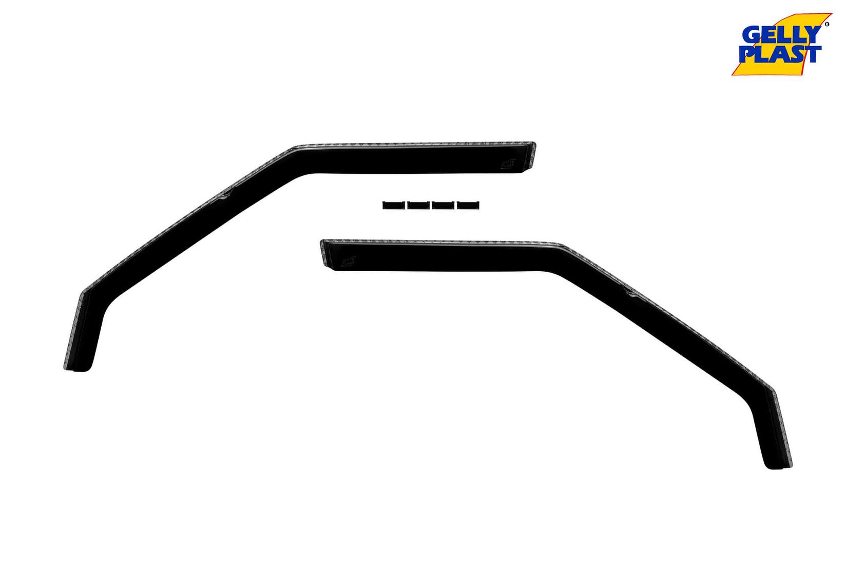 GELLYPLAST Предни ветробрани Gelly Plast за Skoda Fabia хечбек 2007-2014, црни 2 бројки