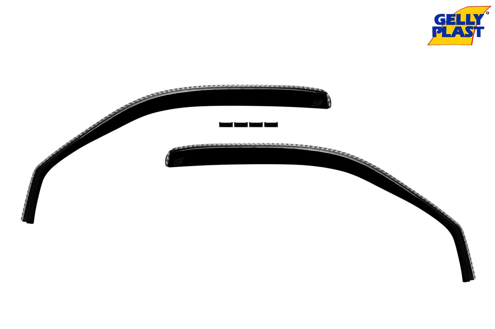 GELLYPLAST Предни ветробрани Gelly Plast за Renault Clio 1998-2005 со 3 врати, црни 2 бројки