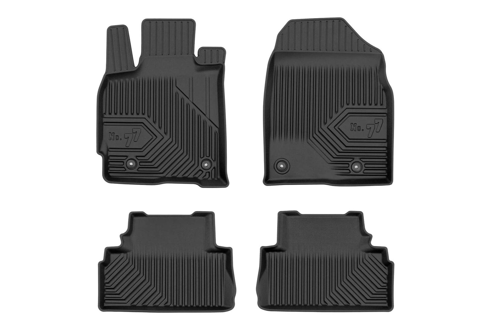 FROGUM 2.5D Гумени патосници модел 77 за Mazda CX-7 2006-2012 со предна вуча 4 дела црни