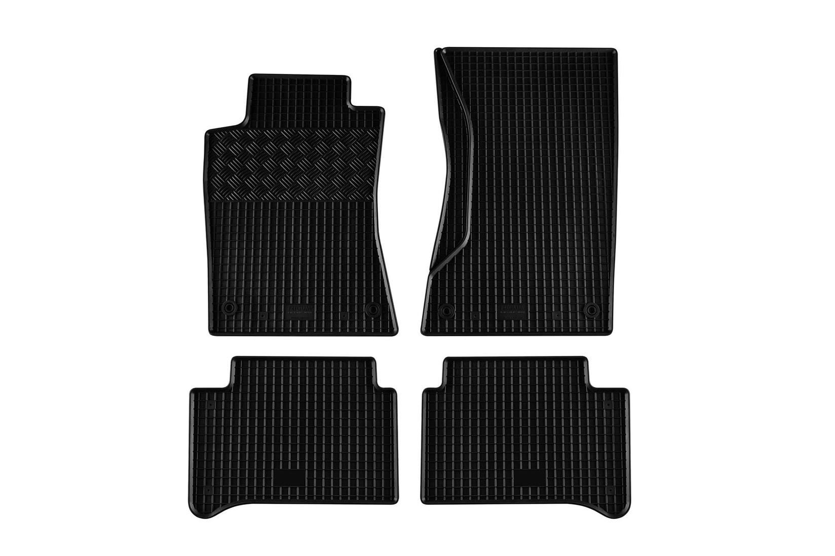 RIGUM Гумени патосници за Mercedes E класа W211 2002-2008 W211 2002-2008 4-Matic 4 дела црни