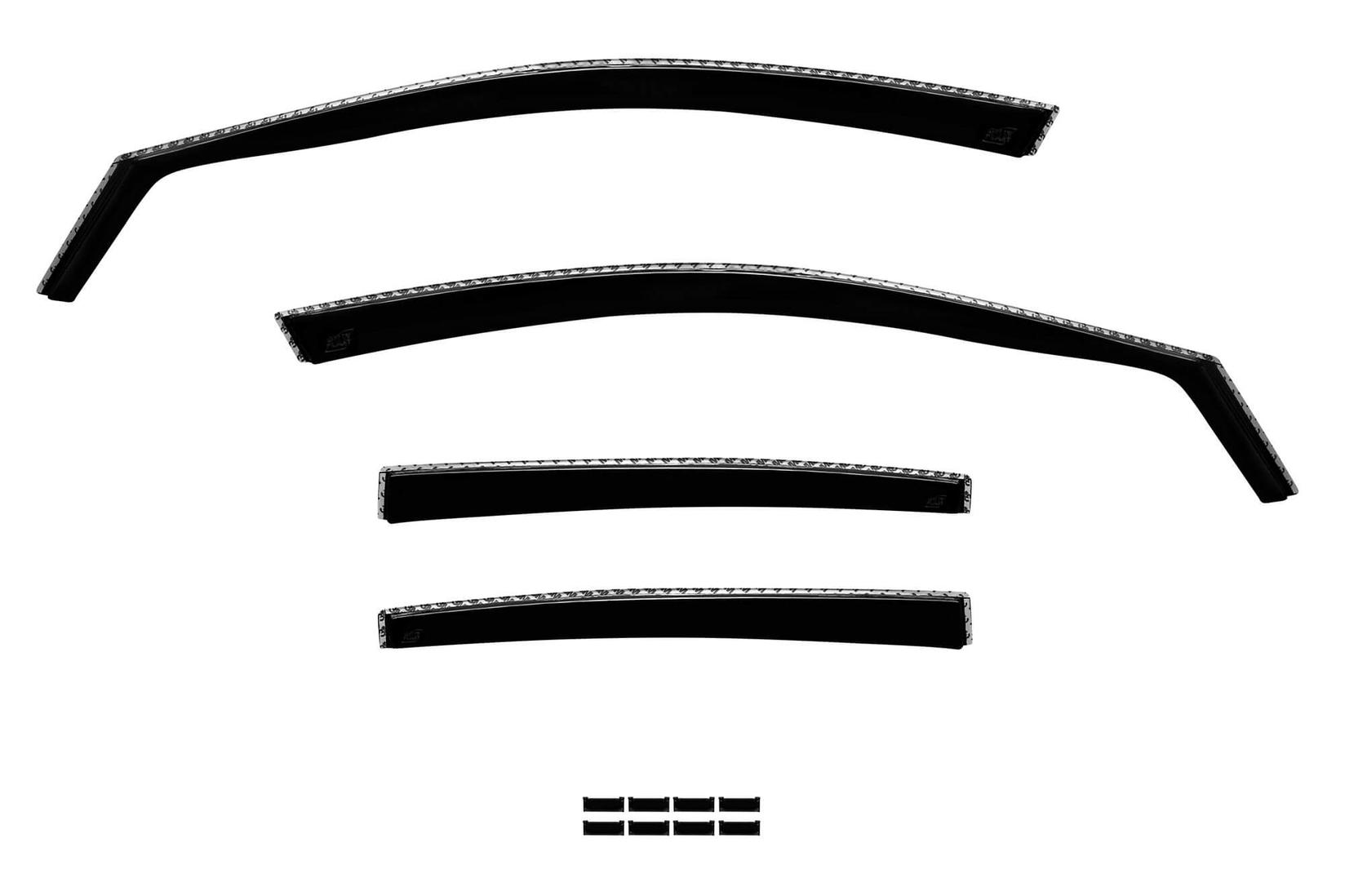 GELLYPLAST Комплет ветробрани Gelly Plast за Mercedes GLA X156 2013-2019, црни 4 бројки