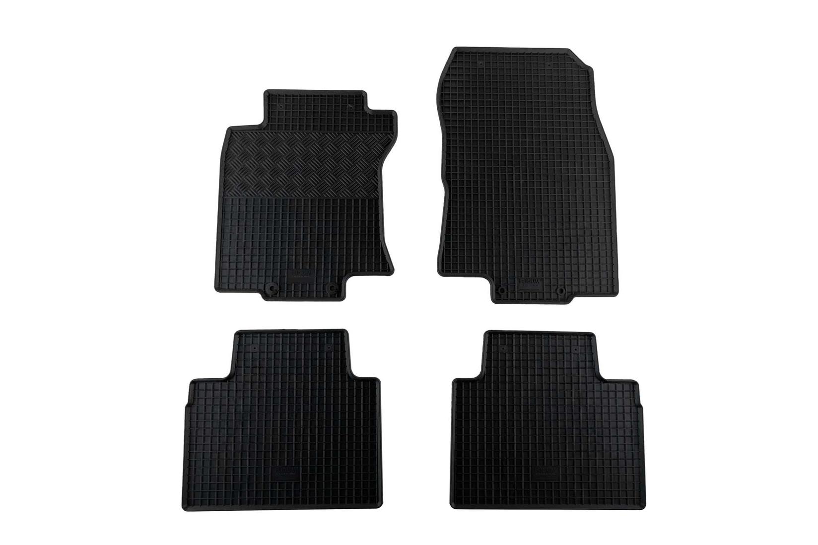 RIGUM Гумени патосници за Nissan X-trail по 2014 година 4 дела црни