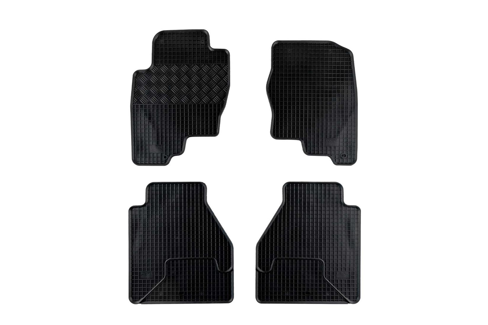 RIGUM Гумени патосници за Nissan Navara по 2005 година Pathfinder по 2006 година 4 дела црни