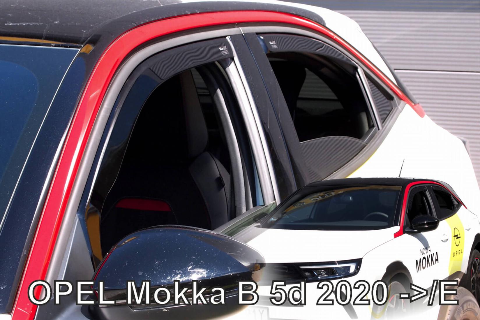 HEKO Комплет ветробрани Heko за Opel Mokka B, Mokka-E по 2020 , затемнети, 4 бројки