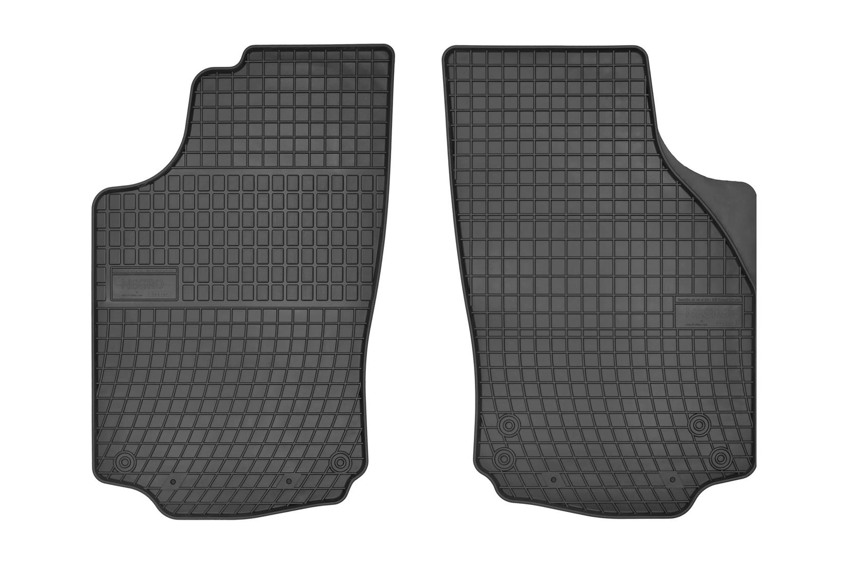 FROGUM Гумени патосници за Opel Combo C 2001-2011 Opel Corsa C 2000-2006 2 дела црни