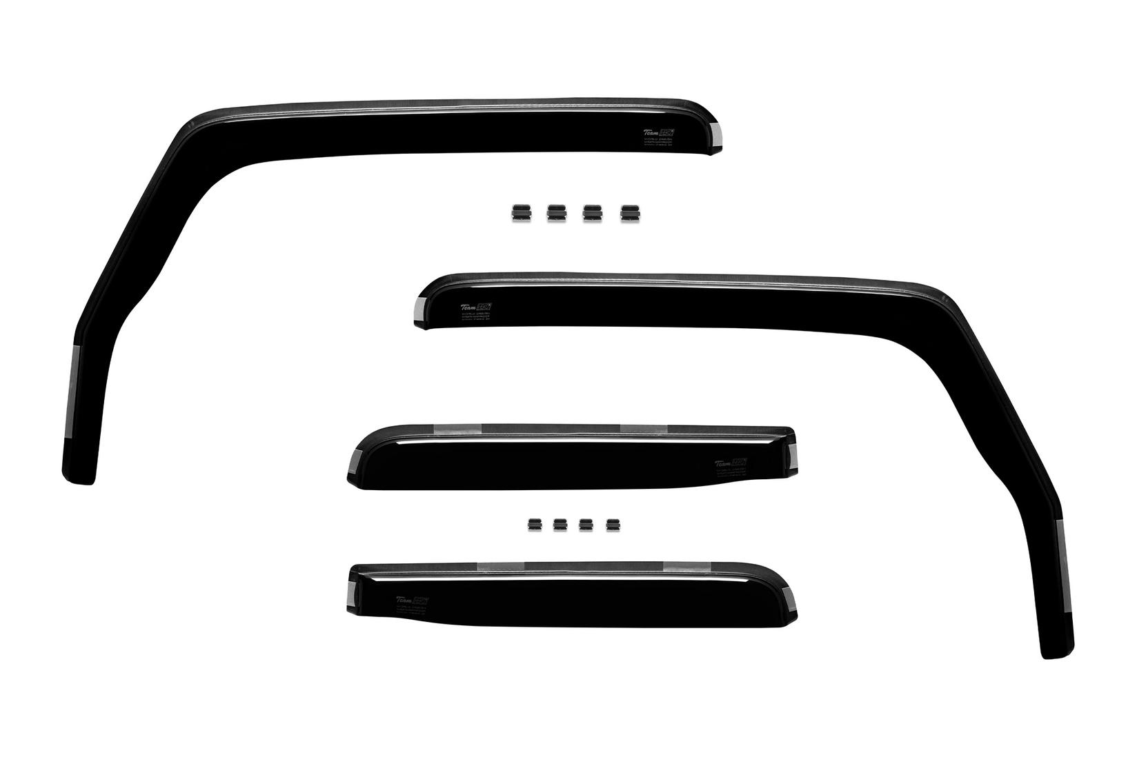 HEKO Комплет ветробрани Heko за Jeep Wrangler 5 врати после 2007  4 бр.