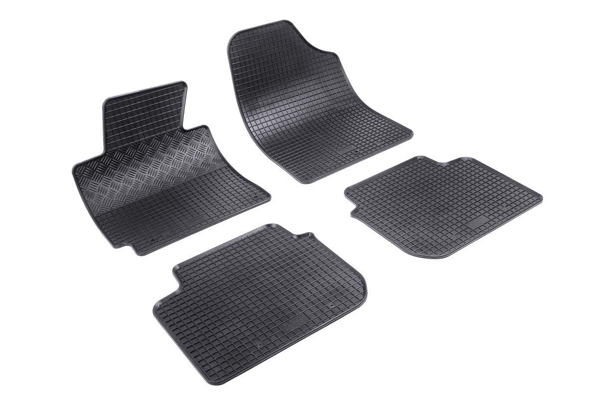 RIGUM Гумени патосници за Hyundai Elantra по 2011 година 4 дела црни
