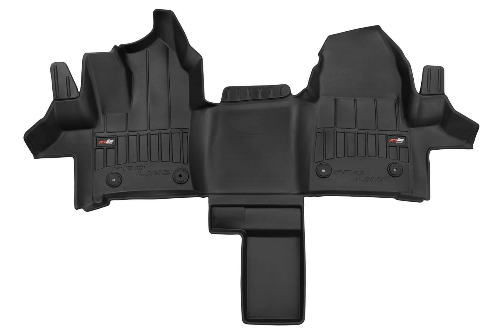 FROGUM 3D Гумени патосници за Ford Transit Custum Sport 1+1 Van по 2017 година 2 дела црни