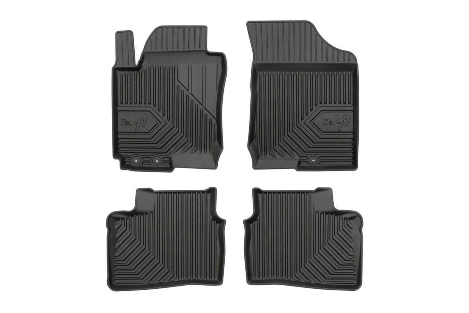 FROGUM 2.5D Гумени патосници модел 77 за Hyundai I30 хечбек 2007-2012 4 дела црни