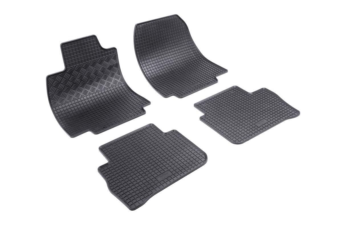 RIGUM Гумени патосници за Nissan Tiida хечбек седан по 2007 година 4 дела црни