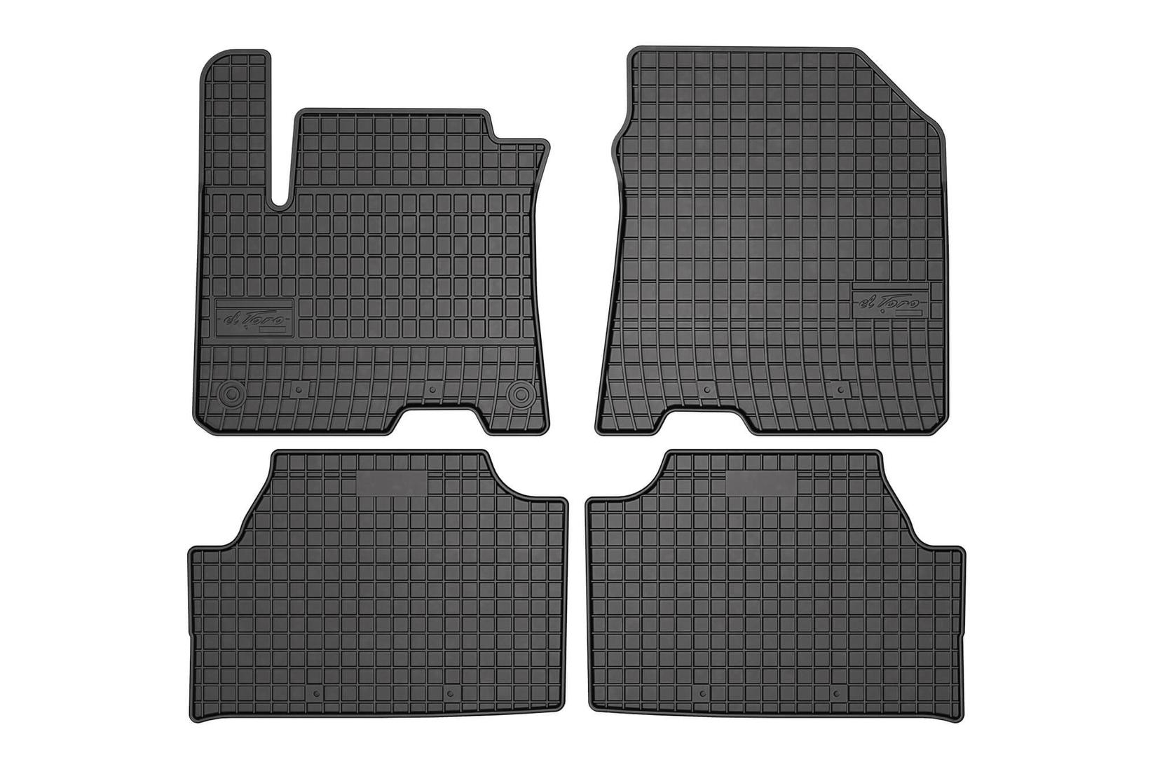 FROGUM Гумени патосници за Hyundai Kona Electric 2018-2023 електрична верзија 4 дела црни