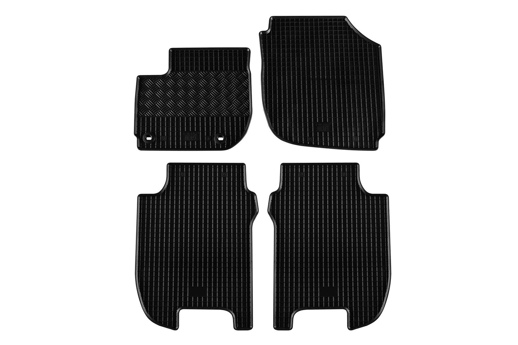 RIGUM Гумени патосници за Honda Jazz 2013-2020 4 дела црни