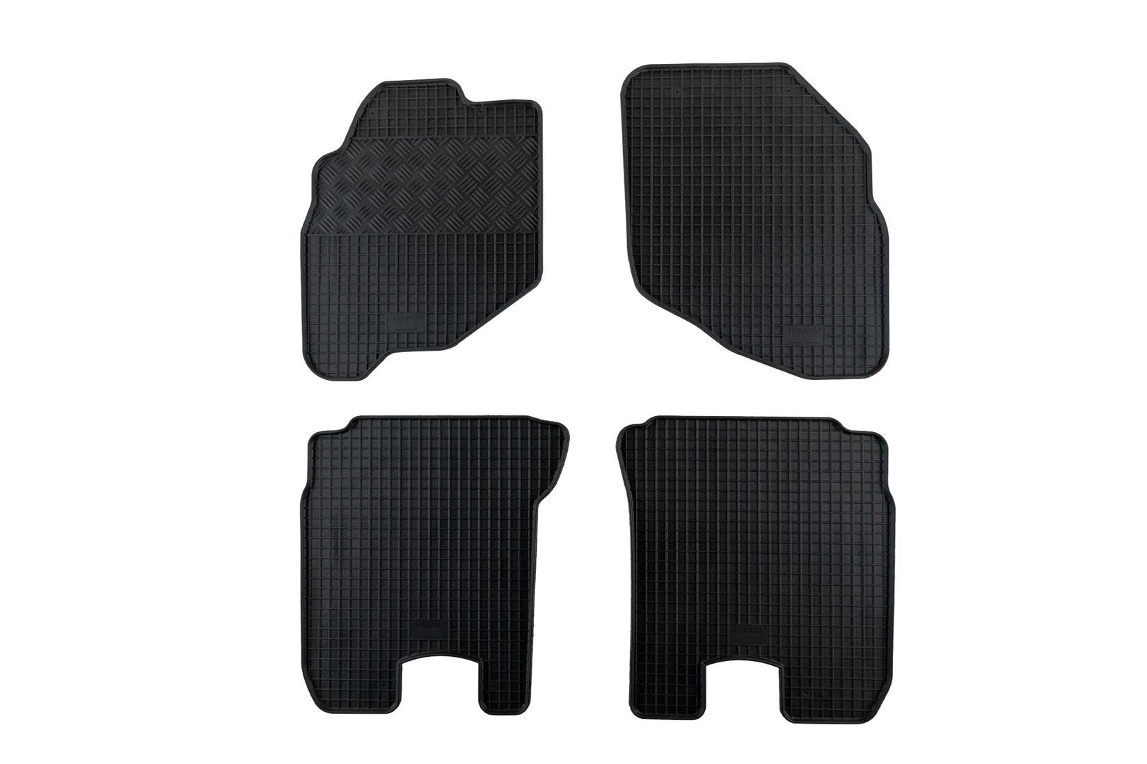 RIGUM Гумени патосници за Honda Jazz 2002-2008 4 дела црни