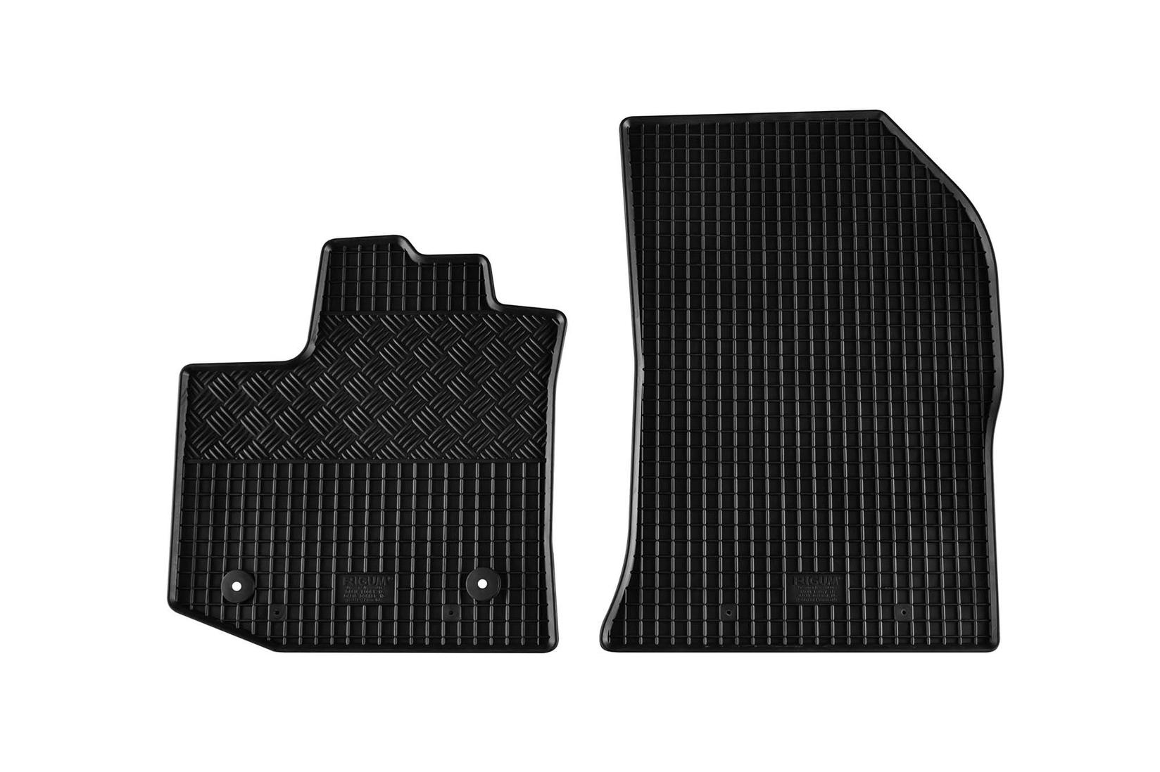 RIGUM Гумени патосници за Dacia Dokker по 2013 година 2 места 2 дела црни