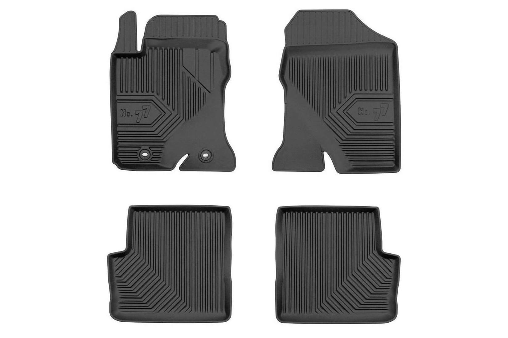 FROGUM 2.5D Гумени патосници модел 77 за Toyota Corolla IX E120 2001-2007 4 дела црни