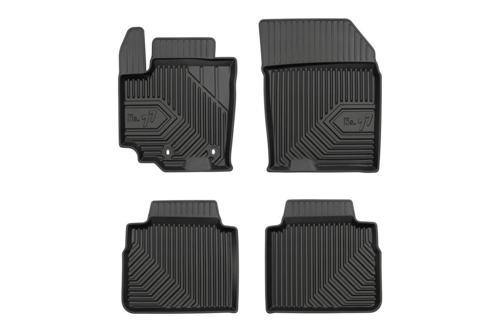 FROGUM 2.5D Гумени патосници модел 77 за Suzuki SX4 S-Cross по 2013 година 4 дела црни