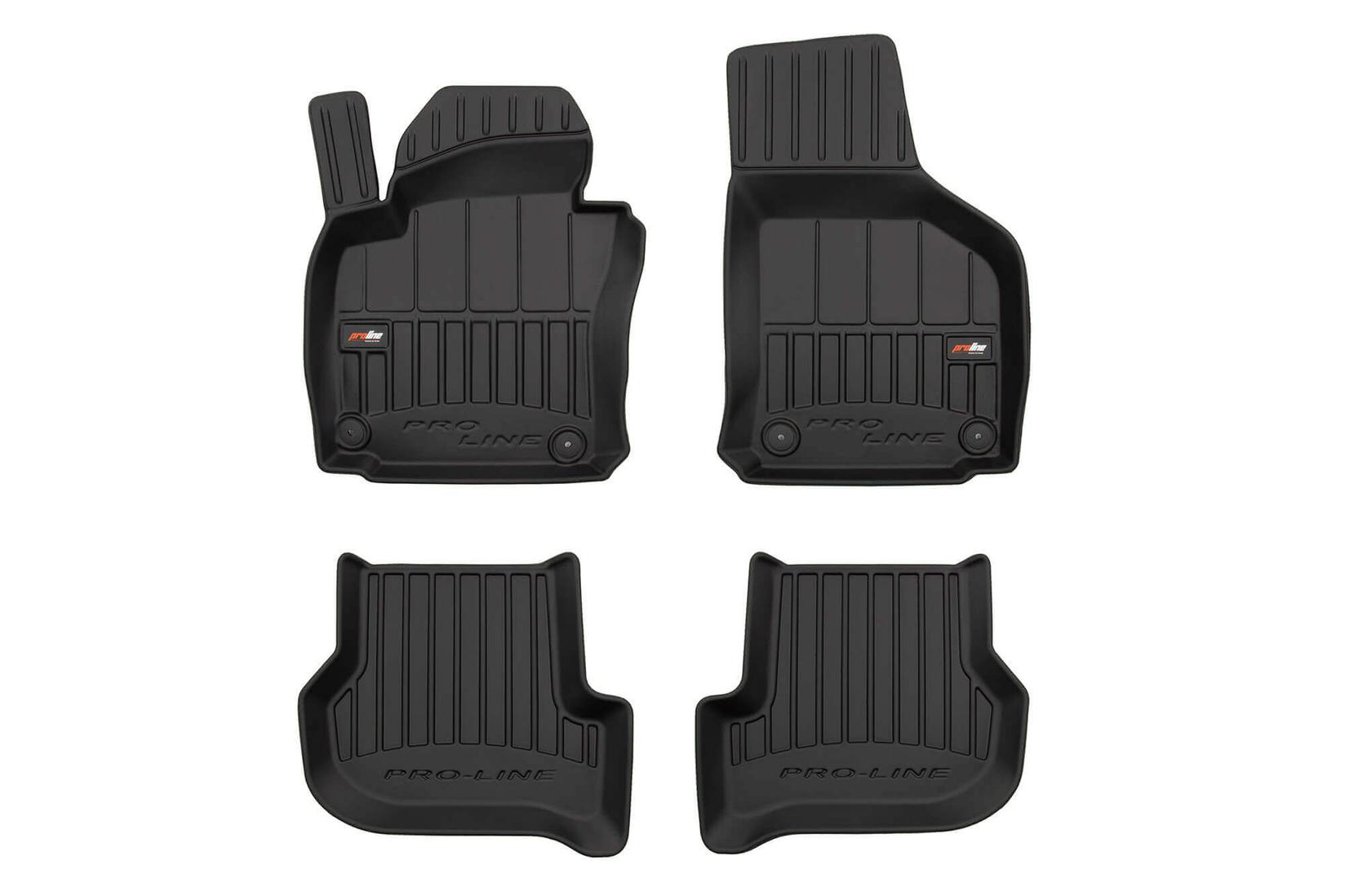 FROGUM 3D Гумени патосници за VW Golf VI, Scirocco, Skoda Octavia RS Scout, Seat Leon II, Seat Toledo, 4 дела