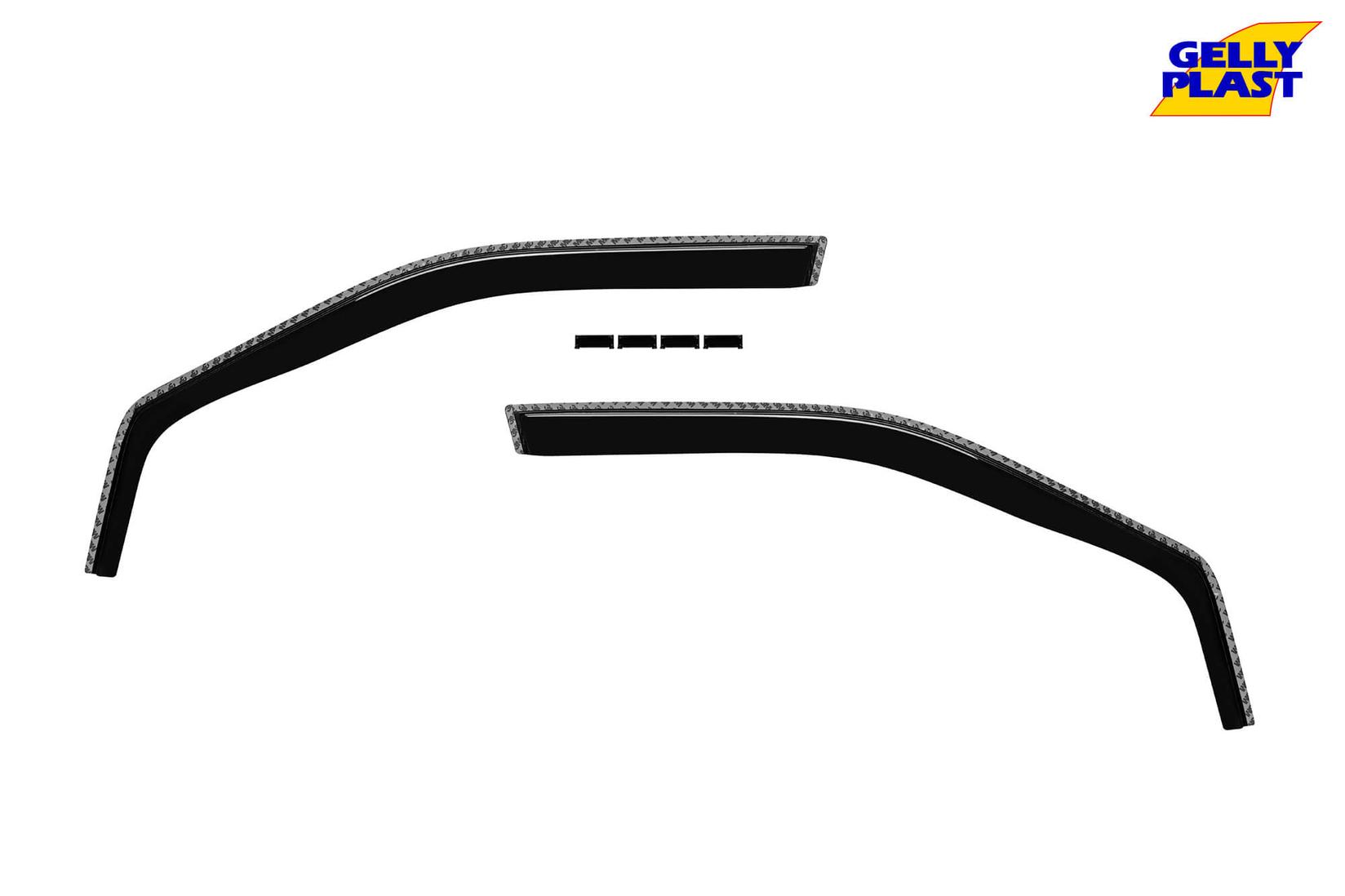 GELLYPLAST Предни ветробрани Gelly Plast за Citroen C4 Cactus 2014-2020 со 5 врати, црни 2 бројки