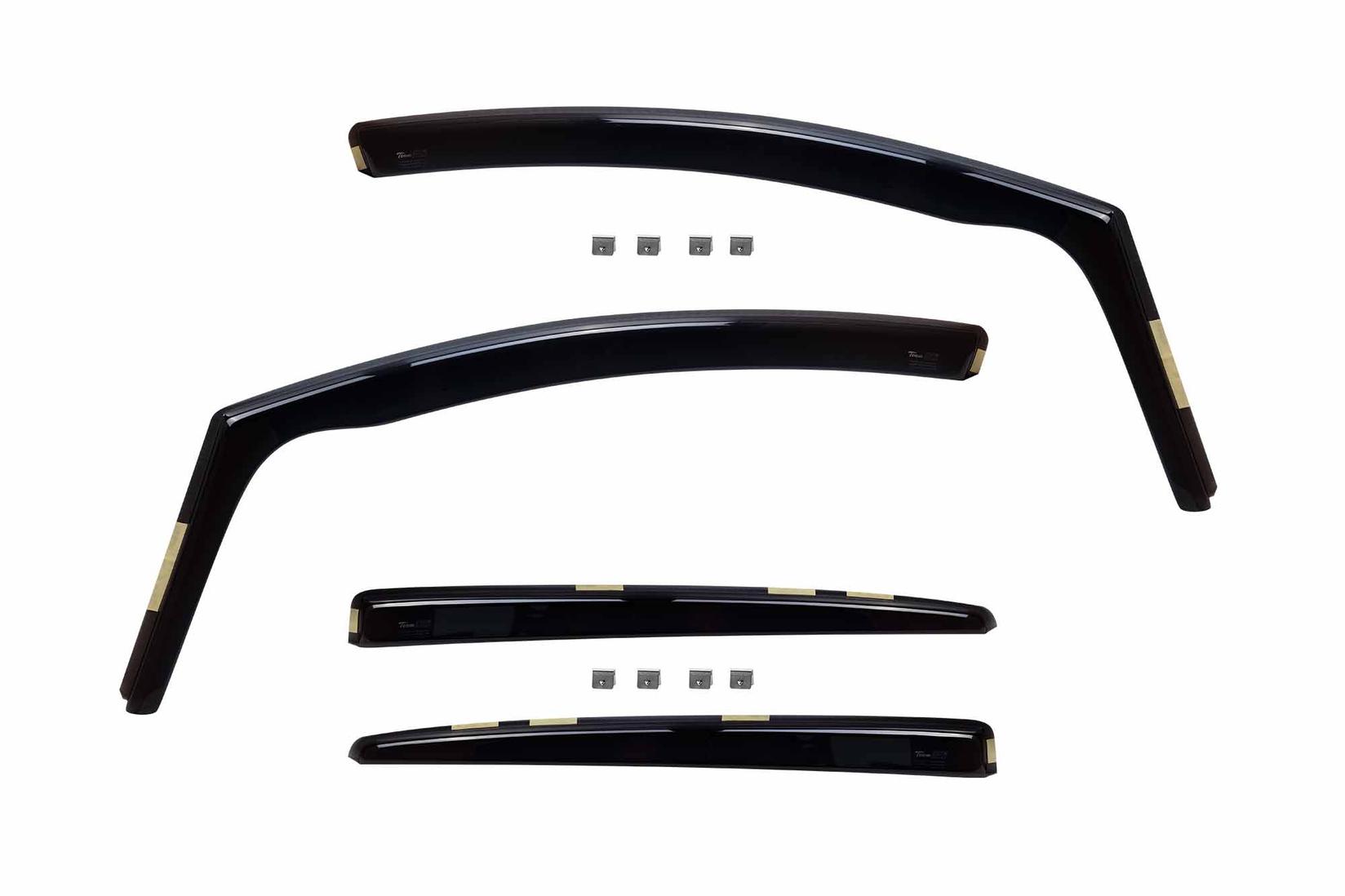 HEKO Комплет ветробрани Heko за Toyota Yaris 5 врати после 2011  4 бр.