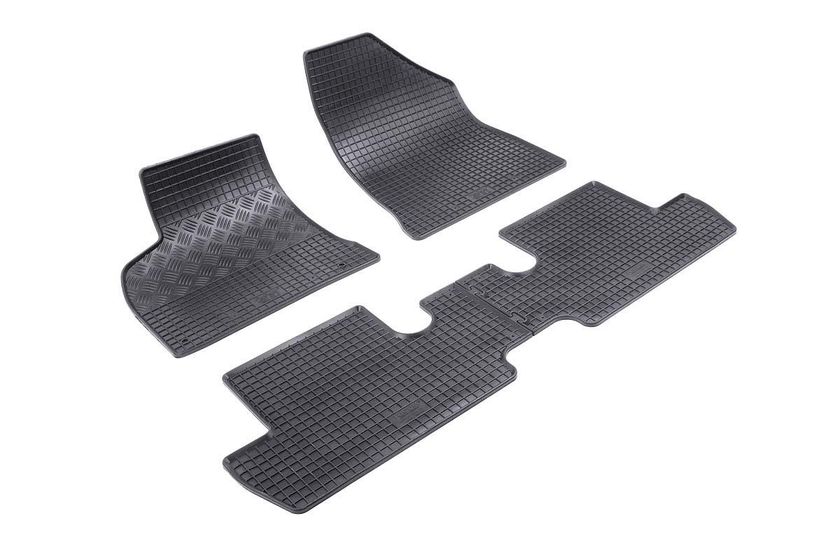 RIGUM Гумени патосници за Peugeot 3008 по 2009 година 4 дела црни