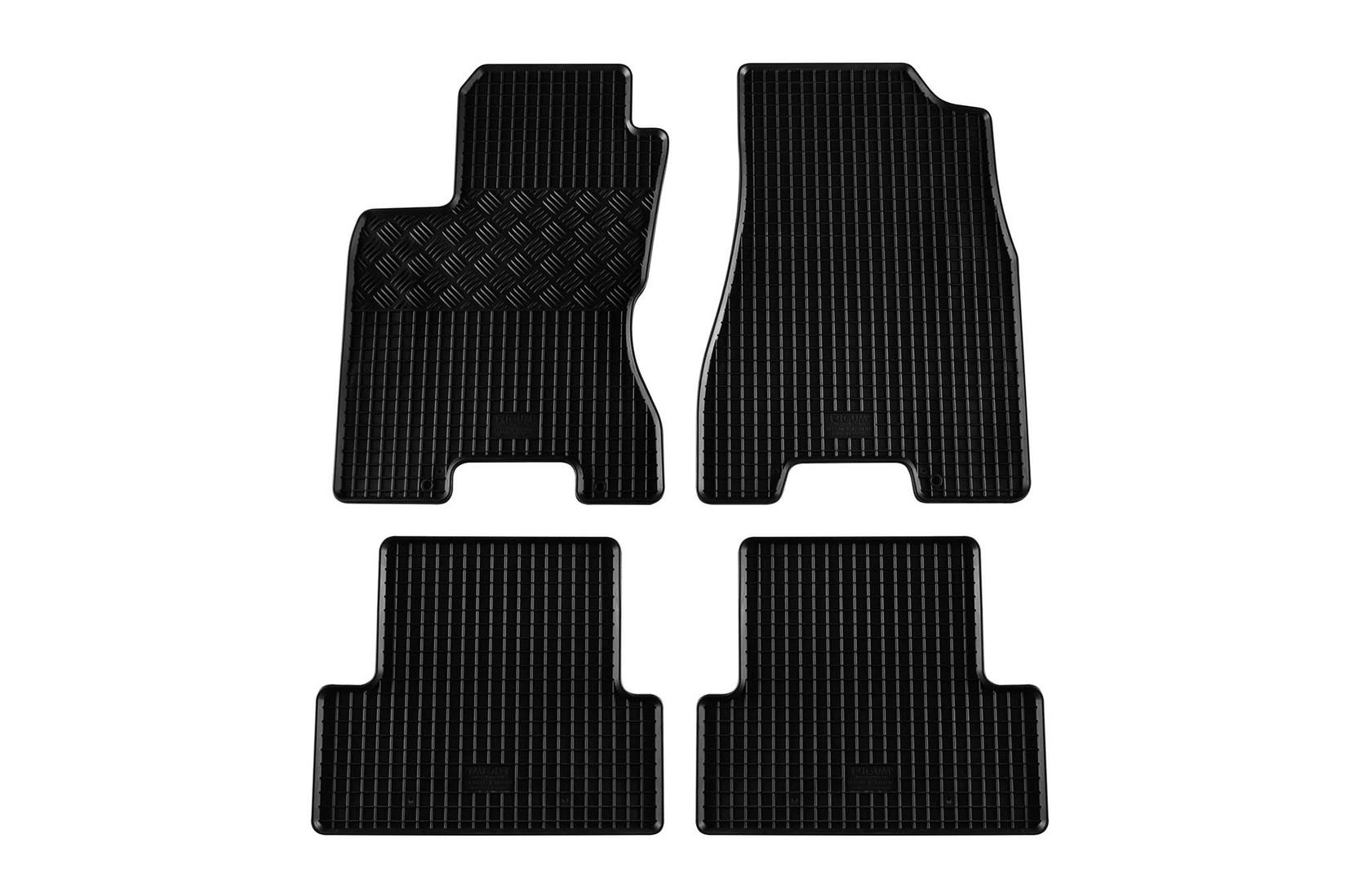 RIGUM Гумени патосници за Nissan X-trail 2007-2013 4 дела црни