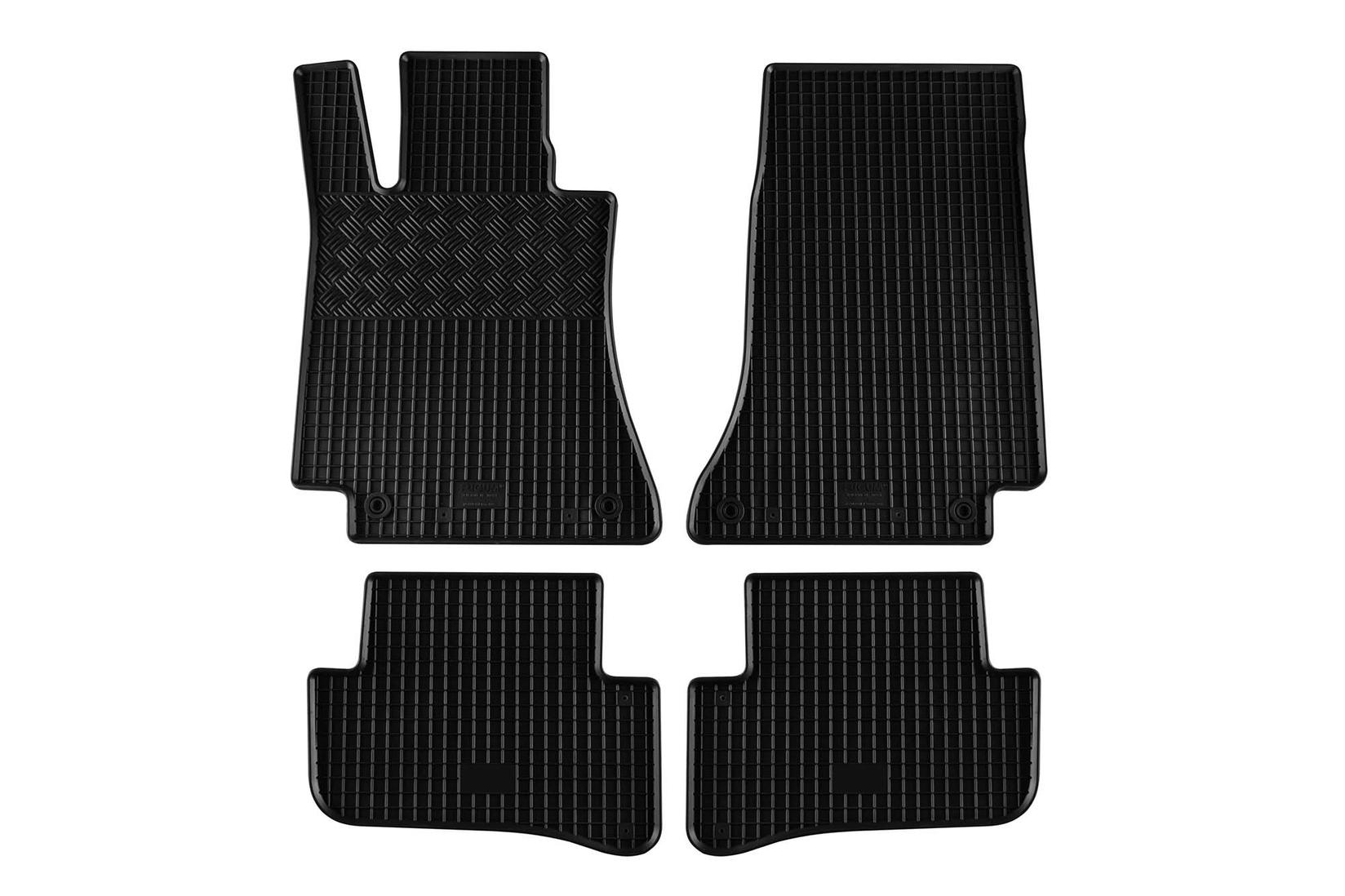 RIGUM Гумени патосници за Mercedes C класа W205 S205 2014-2020 4 дела црни