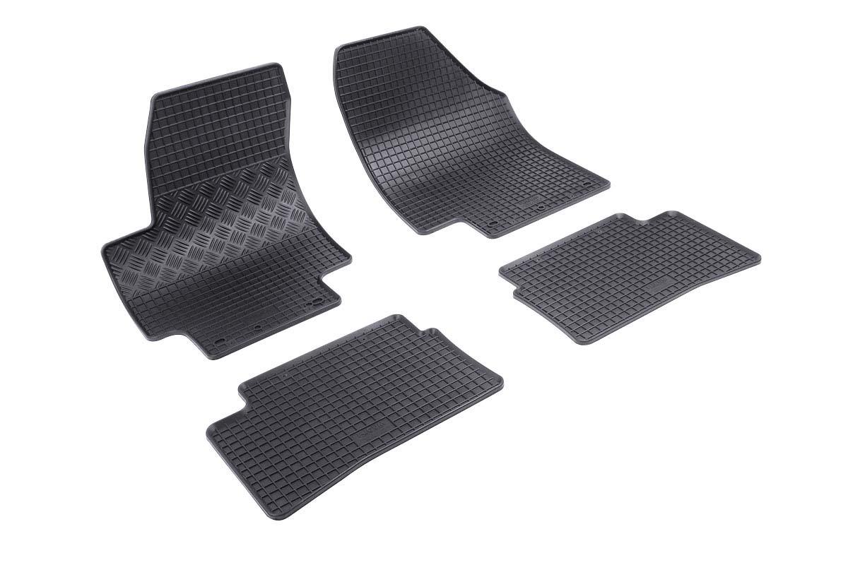 RIGUM Гумени патосници за Hyundai Accent по 2006 година 4 дела црни
