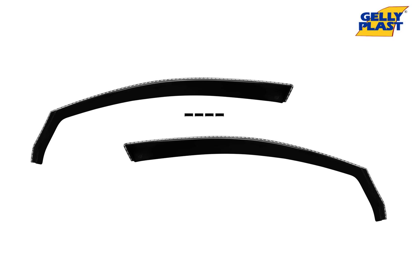 GELLYPLAST Предни ветробрани Gelly Plast за VW Golf VI 2008-2012 со 5 врати, црни 2 бројки